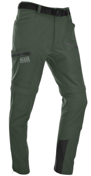 Maul Wander-Trekkinghose Eiger Ultra T-Zipp-Off (lange Hose und Bermudas in einem) dunkelgrau Herren