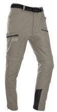 Maul Wander-Trekking Trousers Eiger Ultra T-Zip-Off (long trousers and shorts in one) beige-brown men's