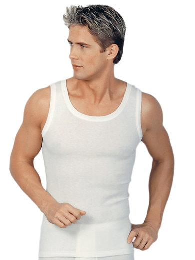 Medima Unterwäsche Achselhemd ärmellos (Angora und Wolle) weiss Herren (Gr. XL-XXL)