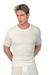 Medima Unterwäsche Tshirt (Angora und Wolle) weiss Herren (Gr. S-L)