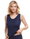 Medima Unterwäsche Unterhemd Tank Top ärmellos (Kaschmir) dunkelblau Damen (Gr. S-L)