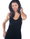 Medima Unterwäsche Unterhemd Tank Top ärmellos (Kaschmir) schwarz Damen (Gr. S-L)