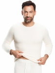 Medima Unterwäsche Shirt Langarm (100% Angora) weiss Herren (Gr. XL-XXL)