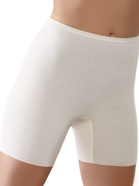 Medima Unterwäsche Schlüpfer (Boxershort) - 100% Seide - weiss Damen (Gr. S-L)