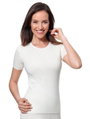 Medima Unterwäsche Shirt (mit Angora-Frottee) Kurzarm weiss Damen (Gr. S-L)