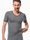 Medima Unterwäsche Tshirt V-Ausschnitt (Kaschmir/Seide) Kurzarm grau Herren (Gr. XL+XXL)