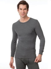 Medima Unterwäsche Langarmshirt Hemd (Angora und Baumwolle) grau Herren (Gr. XL-XXL)