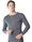 Medima Unterwäsche Langarmshirt Sensitiv - baumwolle - asphaltgrau Herren (Gr. XXL-XL)