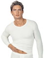 Medima Unterwäsche Langarmshirt (40% Angora und Baumwolle) weiss Herren (Gr. M-L)