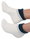 Medima Wärmesocke Bettdinger (Angora/Wolle) weiss/marineblau Damem - 1 Paar