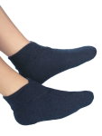 Medima Wärmesocke (Fußwärmer mit extraweitem Bund) marineblau Damem - 1 Paar