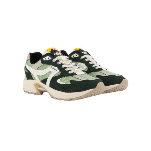 Meeko Sneaker Capra Lychen (wasserdicht) grün/weiss/beige Herren