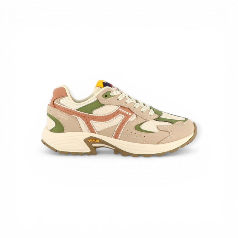 Meeko Sneaker Capra Olive (wasserdicht) beige/grün/braun