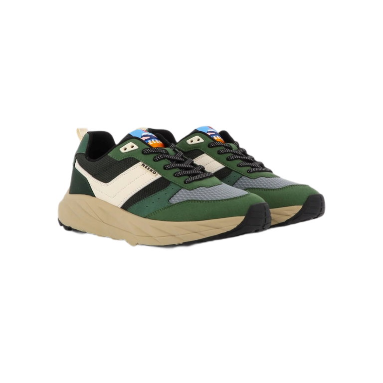 Meeko Sneaker Pongo Green - dunkelgrün/bunt