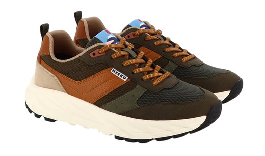 Meeko Sneaker Pongo Forrest - grün/braun Herren
