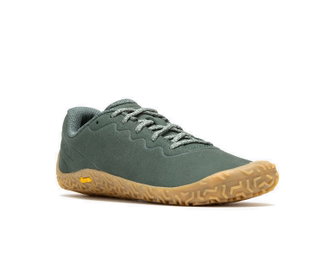 Merrell Minimal-Laufschuhe Vapor Glove 6 Leder forestgrün Damen