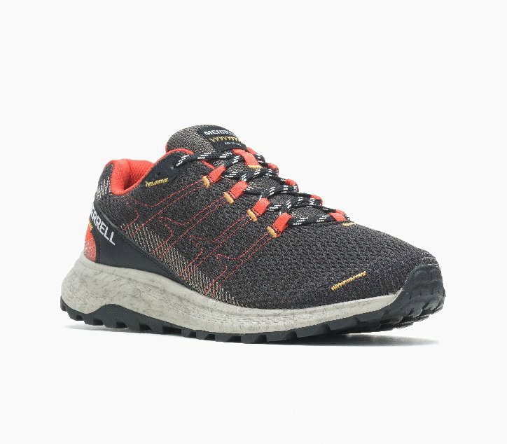Merrell Trail Running Shoes Fly Strike black/red Men