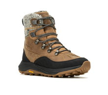 Merrel Winter-Wanderschuhe Siren 4 Thermo Mid Zip WP (Vollnarbenleder, wasserdicht) braun Damen