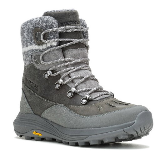 Merrel Zimowe buty trekkingowe Siren 4 Thermo Mid Zip WP (skóra licowa, wodoodporne) szare Damskie