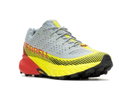 Merrell Trail-Laufschuhe Agility Peak 5 (angenehmer Tragekomfort, Rock Plate) grau/gelb/rot Herren