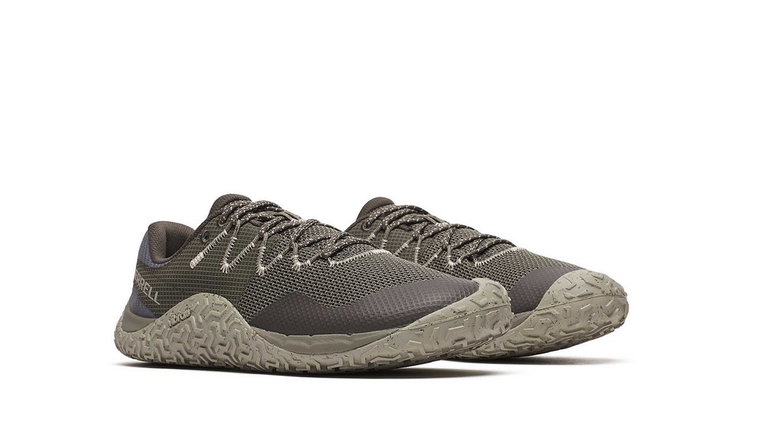 Merrell Minimal-Laufschuhe Trail Glove 7 dunkelgrau/khaki Herren