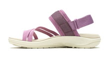 Merrell Sandały District 4 Backstrap (ze skóry licowej) mauve fioletowy Damskie