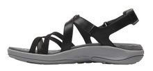 Merrell Sandale Harbor Backstrap (Vollnarbenleder) schwarz Damen