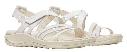 Merrell Harbor Backstrap Sandal (Full-grain leather) white/beige ladies