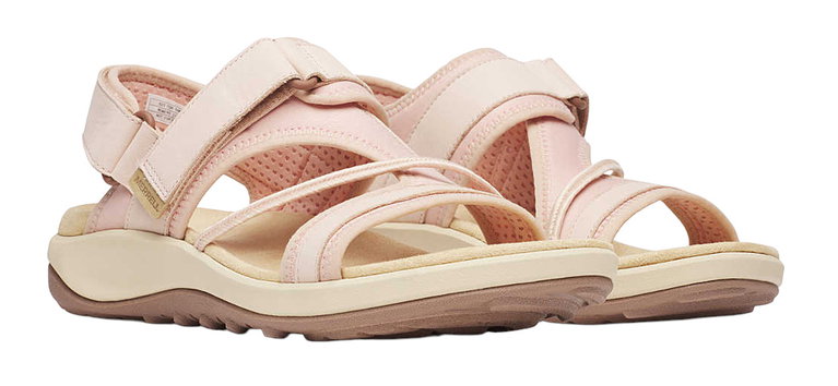 Sandały Merrell Terran 4 Backstrap (skóra licowa, rzep) jasnoróżowe damskie