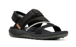 Merrell Sandal Terran 4 Backstrap (Full-grain Leather, Velcro Fastening) Black Ladies