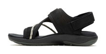 Merrell Sandały Terran 4 Backstrap (skóra licowa, rzep) czarne damskie