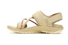 Merrell Sandały Terran 4 Backstrap (skóra licowa, rzep) beżowo/brązowe damskie