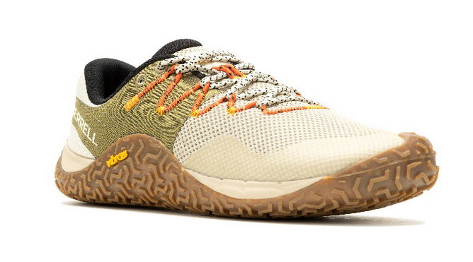 Merrell Minimal-Laufschuhe Trail Glove 7 oysterweiss/grün Herren
