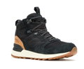 Merrell Sneaker Alpine 83 SNKR Recraft Mid WP (wodoodporny, zamsz/siatka) czarny męski