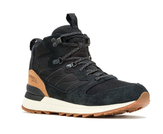 Merrell Sneaker Alpine 83 SNKR Recraft Mid WP (wasserdicht, Wildleder/Mesh) schwarz Herren