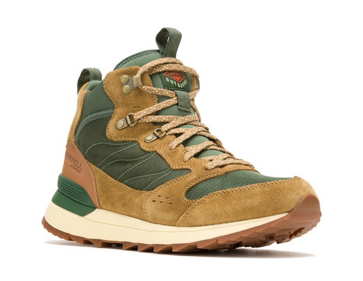 Merrell Sneaker Alpine 83 SNKR Recraft Mid WP (wodoodporny, zamsz/siatka) durumbraun/wielokolorowy męski