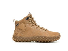 Merrell Sneaker Wrapt Mid WP (Minimal-Laufschuhe, Leder, wasserdicht) tobaccobraun Damen