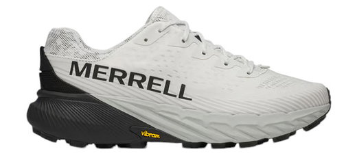 Merrell Trail-Laufschuhe Agility Peak 5 (angenehmer Tragekomfort, Rock Plate) weiss/schwarz Herren