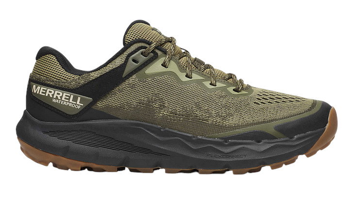 Merrell Trail-Laufschuhe Nova 4 WP (wasserdicht) grün/schwarz Herren