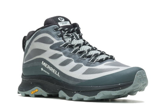 Merrell Buty trekkingowe Moab Speed Mid GTX (wodoodporne) granitowo-szare męskie