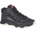Merrell Wanderschuhe Moab Speed Mid GTX (wasserdicht) schwarz Herren