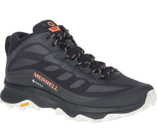 Merrell Buty trekkingowe Moab Speed Mid GTX (wodoodporne) czarne męskie