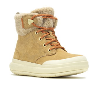 Merrell Winterschuhe Marquette Thermo Lace Waterproof (Veloursleder, wasserdicht) braun Damen