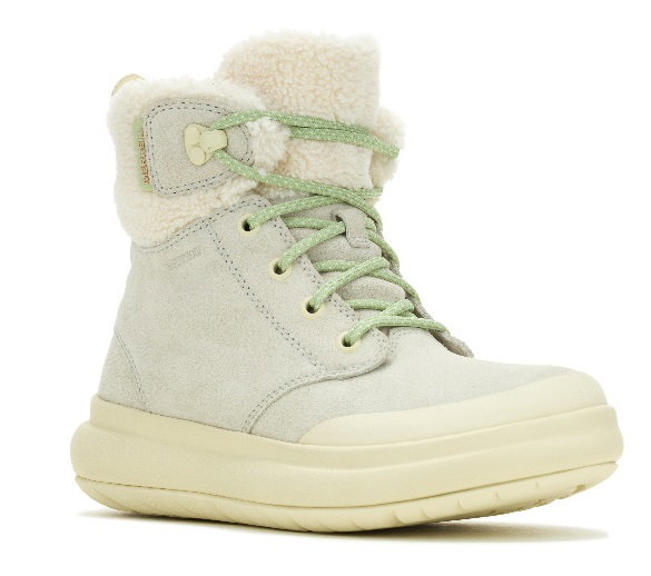 Merrell Winterschuhe Marquette Thermo Lace Waterproof (Veloursleder, wasserdicht) hellgrün Damen