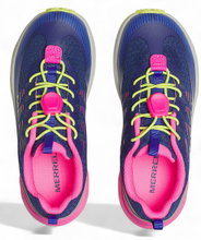 Merrell Wanderschuhe Agility Peak (All-Terrain, Schnellschnürsystem) kobaltblau/pink Mädchen