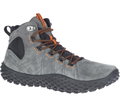 Merrell Sneaker Wrapt Mid WP (Minimal-Laufschuhe, Leder, wasserdicht) granitegrau Herren
