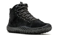 Merrell Sneaker Wrapt Mid WP (Minimal-Laufschuhe, Leder, wasserdicht) schwarz Herren
