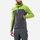 Millet Fleecejacke Fusion Grid Hoodie (Polartec, atmungsaktiv) grau/lime Herren