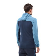 Millet Fleecejacke Fusion Grid Hoodie (Polartec, atmungsaktiv) dunkelblau/saphir Herren