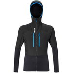 Millet Fleecejacke Parmelan Hybrid Hoodie (winddicht, atmungsaktiv) schwarz Herren
